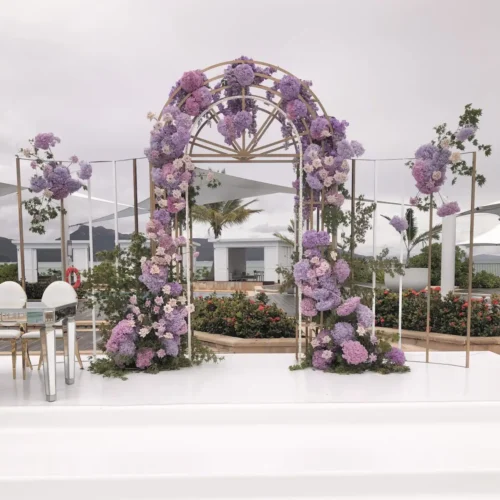 Hayman Wedding Arch – White (3m Ceremony Arch Hire Sydney)