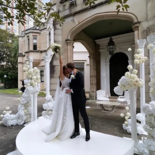 3m Semi Circle Wedding Riser Hire Sydney