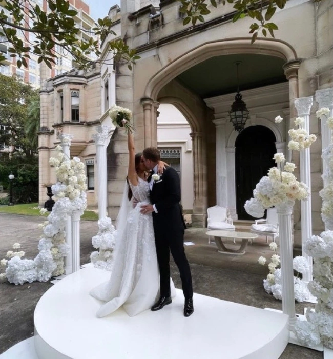 3m Semi Circle Wedding Riser Hire Sydney