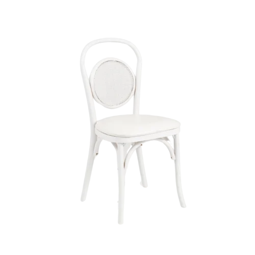 White Rattan Bentwood Chair Hire Sydney | Wedding Seating